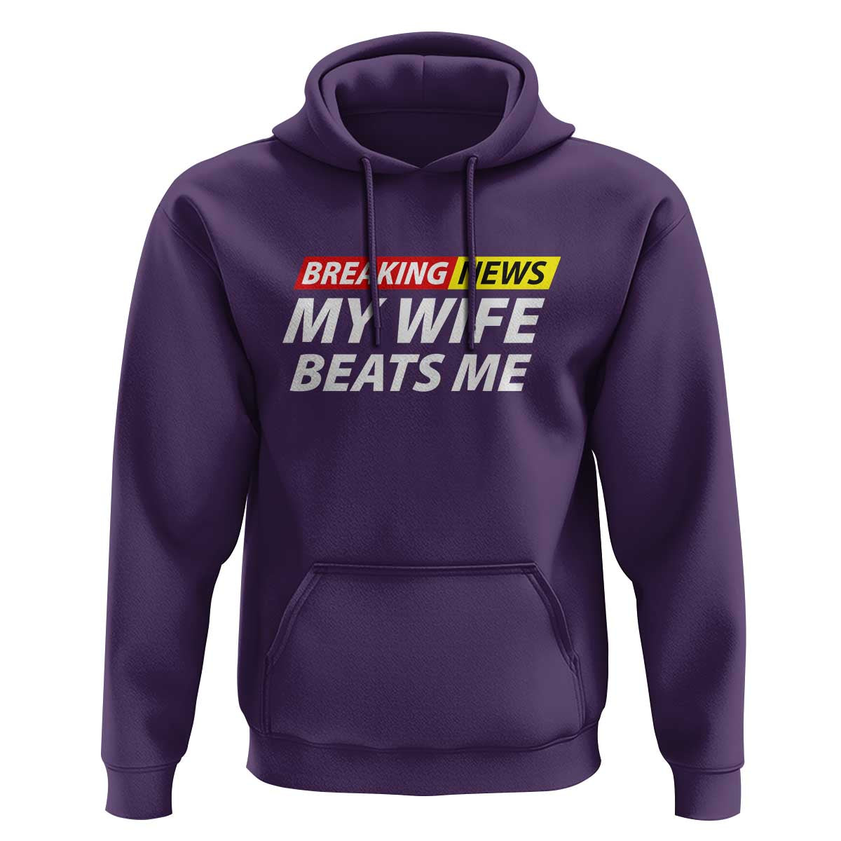 Funny Breaking News My Girlfriend Beats Me Boyfriend Hoodie