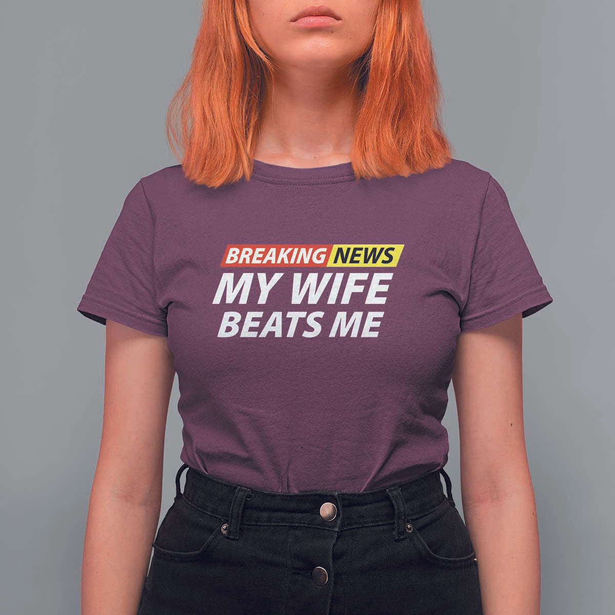 Funny Breaking News My Girlfriend Beats Me Boyfriend T Shirt For Women