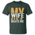 Funny My Wife Beats Me Husband T Shirt Vintage Text Sarcastic