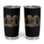 Army Military Dad Combat Boots American Flag Tumbler Cup