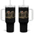 Army Military Dad Combat Boots American Flag Tumbler With Handle