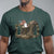 Army Military Dad Combat Boots American Flag T Shirt