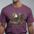 Army Military Dad Combat Boots American Flag T Shirt