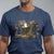 Army Military Dad Combat Boots American Flag T Shirt