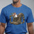 Army Military Dad Combat Boots American Flag T Shirt