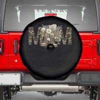 Military Army Mom Floral Combat Shoes Spare Tire Cover