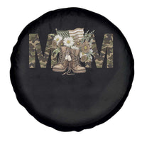Military Army Mom Floral Combat Shoes Spare Tire Cover