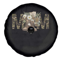 Military Army Mom Floral Combat Shoes Spare Tire Cover