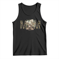 Military Army Mom Floral Combat Shoes Tank Top