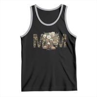 Military Army Mom Floral Combat Shoes Tank Top