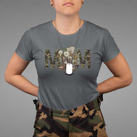 Military Army Mom Floral Combat Shoes T Shirt TS11