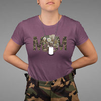Military Army Mom Floral Combat Shoes T Shirt TS11