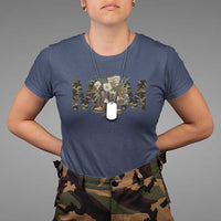 Military Army Mom Floral Combat Shoes T Shirt TS11