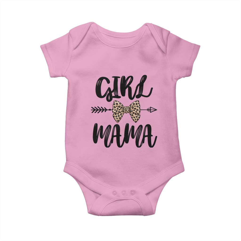 Funny Girl Mama Baby Onesie Leopard New Mom Mother's Day