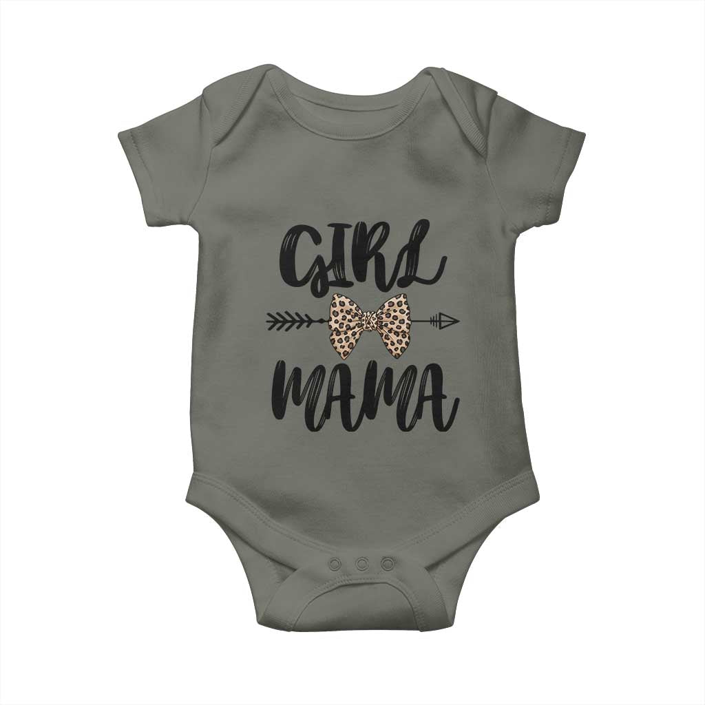 Funny Girl Mama Baby Onesie Leopard New Mom Mother's Day