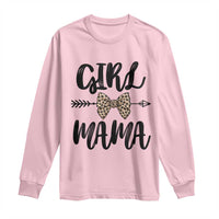 Funny Girl Mama Long Sleeve Shirt Leopard New Mom Mother's Day