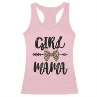 Funny Girl Mama Racerback Tank Top Leopard New Mom Mother's Day