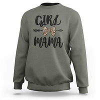 Funny Girl Mama Sweatshirt Leopard New Mom Mother's Day
