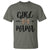 Funny Girl Mama T Shirt Leopard New Mom Mother's Day