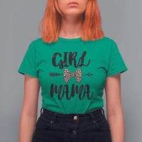 Funny Girl Mama T Shirt For Women Leopard New Mom Mother's Day