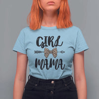 Funny Girl Mama T Shirt For Women Leopard New Mom Mother's Day