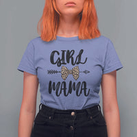 Funny Girl Mama T Shirt For Women Leopard New Mom Mother's Day