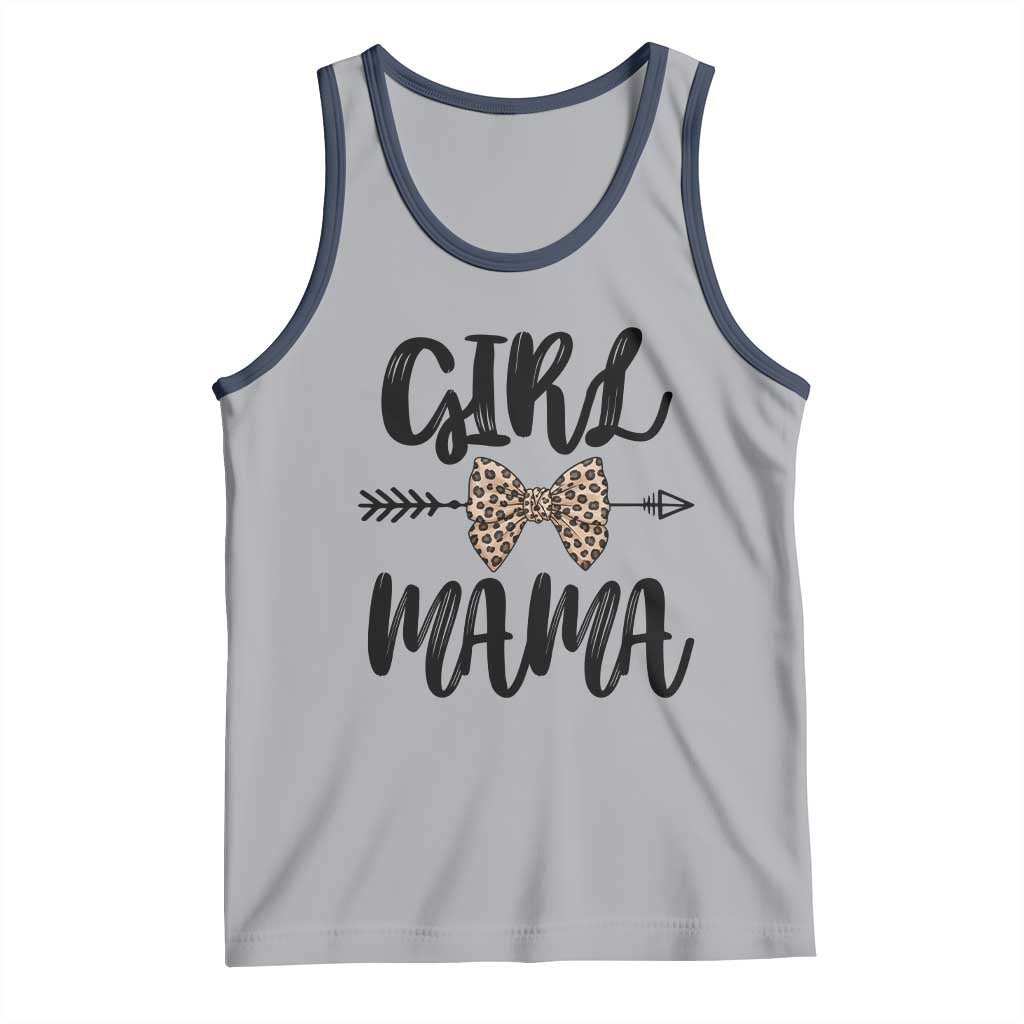 Funny Girl Mama Tank Top Leopard New Mom Mother's Day