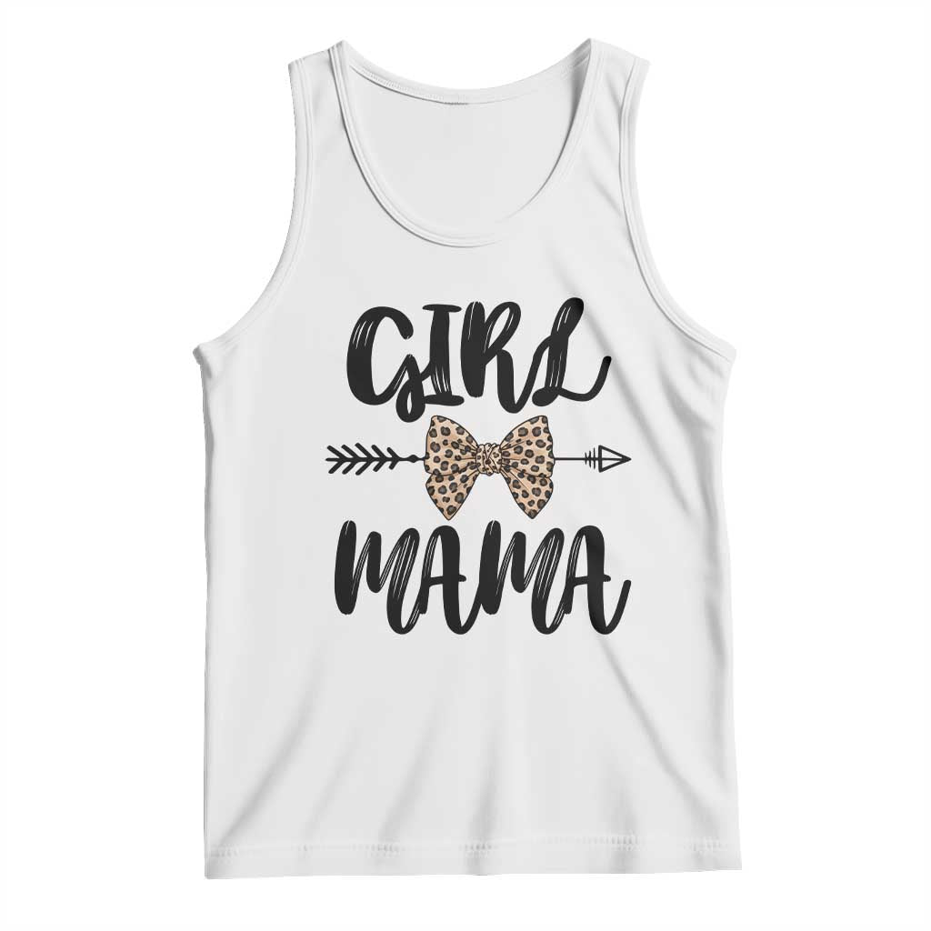 Funny Girl Mama Tank Top Leopard New Mom Mother's Day