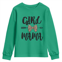 Funny Girl Mama Youth Sweatshirt Leopard New Mom Mother's Day