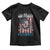 Veteran US Air Force Retired Toddler T Shirt Vintage American Flag