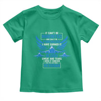 Us Military Air Force Veteran Toddler T Shirt It Can't Be Inherited Nor Can It Be Purchased I Have Earned It