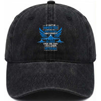 Us Military Air Force Veteran Washed Cotton Baseball Cap It Can't Be Inherited Nor Can It Be Purchased I Have Earned It