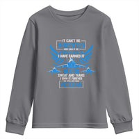 Us Military Air Force Veteran Youth Sweatshirt It Can't Be Inherited Nor Can It Be Purchased I Have Earned It