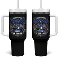 US Military Navy Veteran Tumbler With Handle It Cannot Be Inherited Nor Can It Be Purchased I Have Earned It