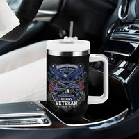 US Military Navy Veteran Tumbler With Handle It Cannot Be Inherited Nor Can It Be Purchased I Have Earned It