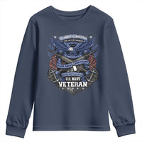 US Military Navy Veteran Youth Sweatshirt It Cannot Be Inherited Nor Can It Be Purchased I Have Earned It