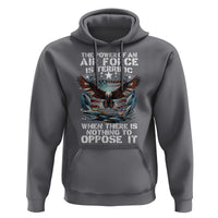 The Power Of An Air Force Is Terrific When There Is Nothing To Oppose It Hoodie Veteran Winston Churchill Quote