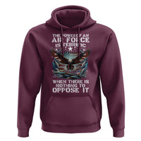 The Power Of An Air Force Is Terrific When There Is Nothing To Oppose It Hoodie Veteran Winston Churchill Quote