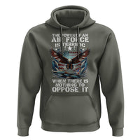 The Power Of An Air Force Is Terrific When There Is Nothing To Oppose It Hoodie Veteran Winston Churchill Quote