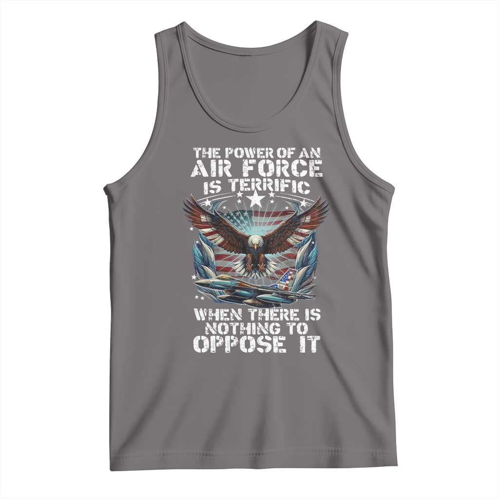 The Power Of An Air Force Is Terrific When There Is Nothing To Oppose It Tank Top Veteran Winston Churchill Quote