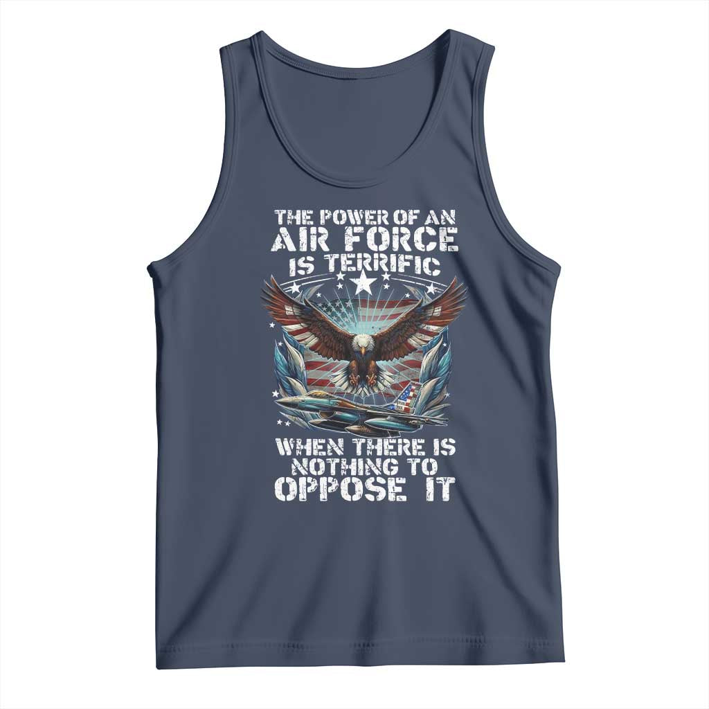 The Power Of An Air Force Is Terrific When There Is Nothing To Oppose It Tank Top Veteran Winston Churchill Quote