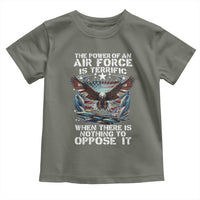 The Power Of An Air Force Is Terrific When There Is Nothing To Oppose It Toddler T Shirt Veteran Winston Churchill Quote