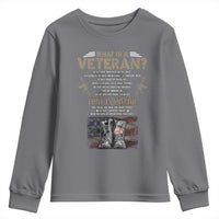 What Is A Veteran That Is Honor American Flag Youth Sweatshirt Veteran's Day