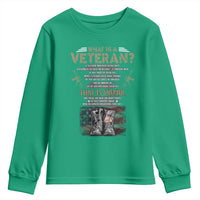 What Is A Veteran That Is Honor American Flag Youth Sweatshirt Veteran's Day