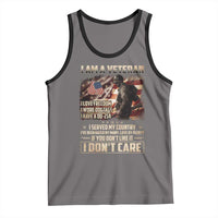 I Am A Veteran I Served My Country If You Don't Like It I Don't Care Tank Top