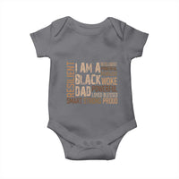 Funny I Am A Black Dad Baby Onesie Black History Month Father's Day