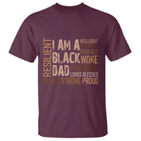 Funny I Am A Black Dad T Shirt Black History Month Father's Day