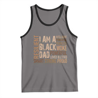 Funny I Am A Black Dad Tank Top Black History Month Father's Day