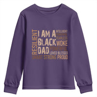 Funny I Am A Black Dad Youth Sweatshirt Black History Month Father's Day