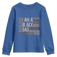 Funny I Am A Black Dad Youth Sweatshirt Black History Month Father's Day